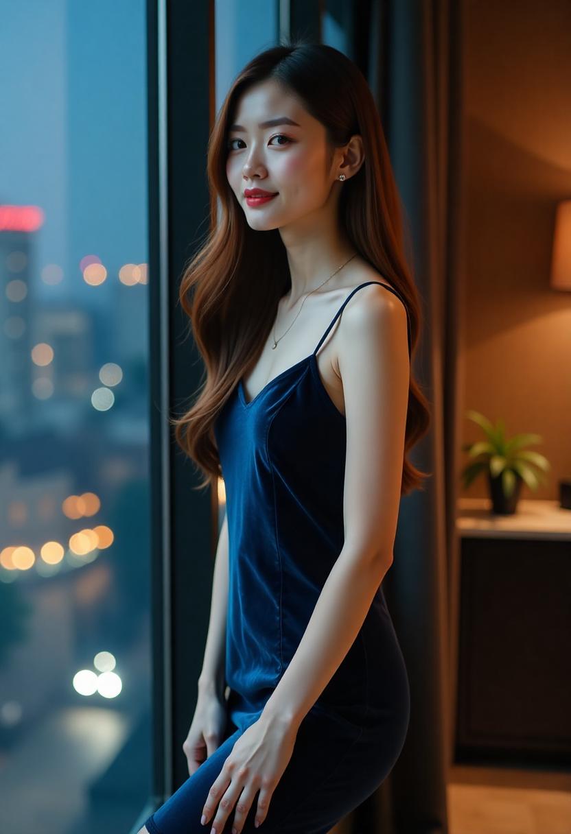 夜色中亮起的影院银幕与观众剪影